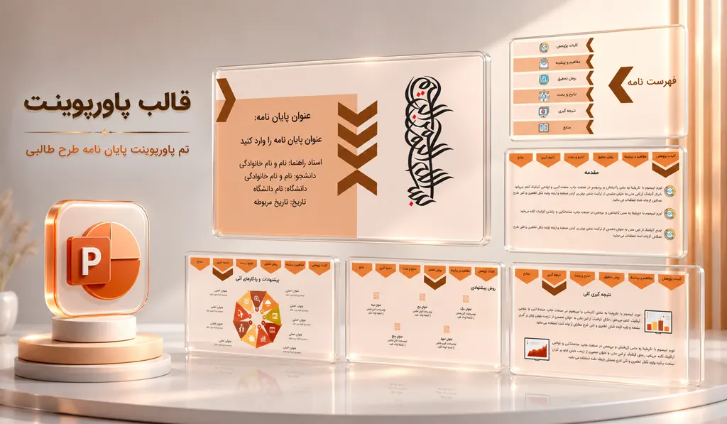 تم پاورپوینت جلسه دفاع از پایان نامه cantaloupe