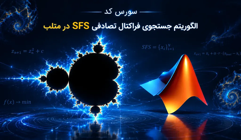 سورس کد الگوریتم جستجوی فراکتال تصادفی در متلب. تصاویری مرتبط با این موضوع درج شده است.