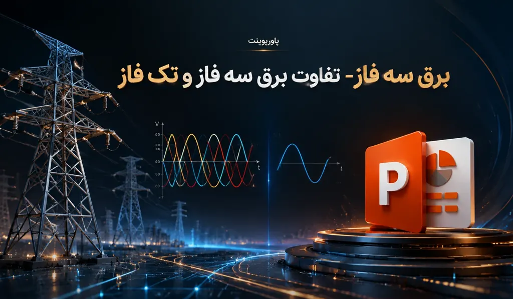 پاورپوینت آماده در مورد برق سه فاز