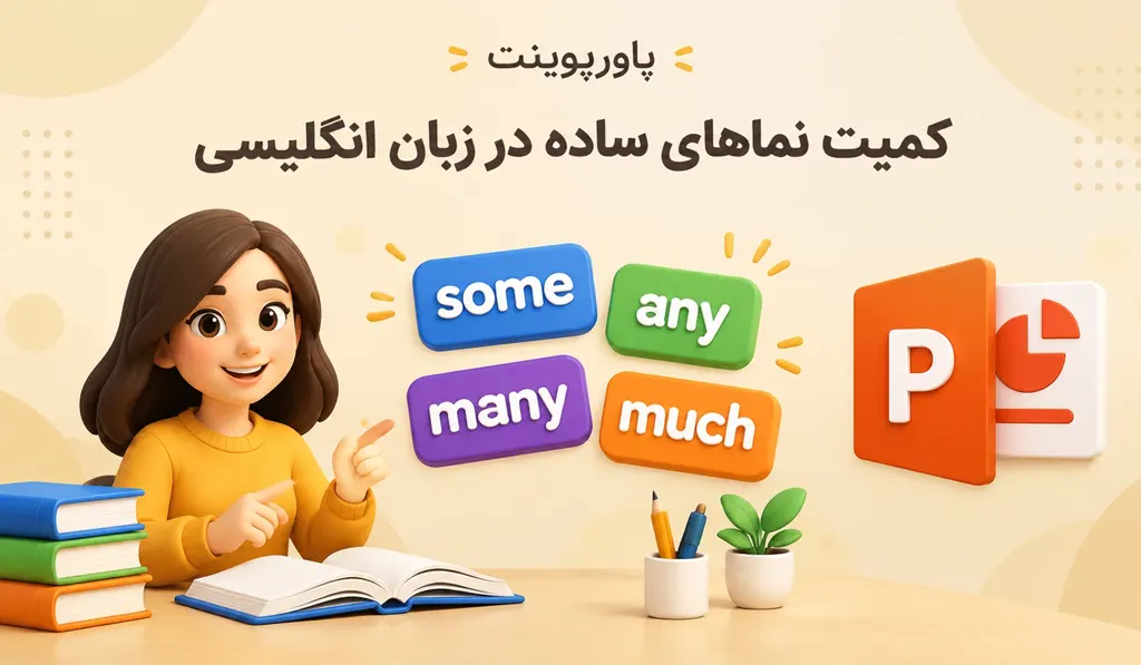 پاورپوینت آماده کمیت نماهای ساده در زبان انگلیسی — Quantifiers in English 1 پاورپوینت آماده کمیت نماهای ساده در زبان انگلیسی — Quantifiers in English