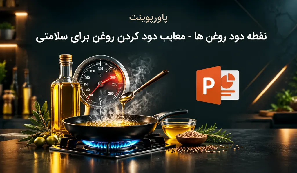 پاورپوینت آماده درباره نقطه دود روغن ها — معایب دود کردن روغن برای سلامتی 6 پاورپوینت آماده درباره نقطه دود روغن ها — معایب دود کردن روغن برای سلامتی